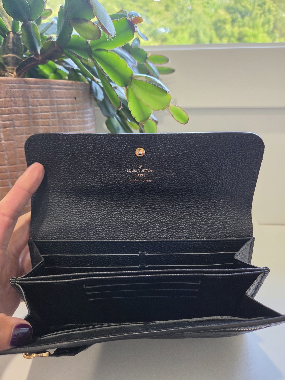 Louis Vuitton Monogram Empreinte Portefeuille Pont Neuf Continental Wallet